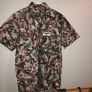 Hidden Antler Camo TDA Button Up